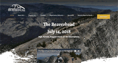 Desktop Screenshot of beaverheadenduranceruns.com